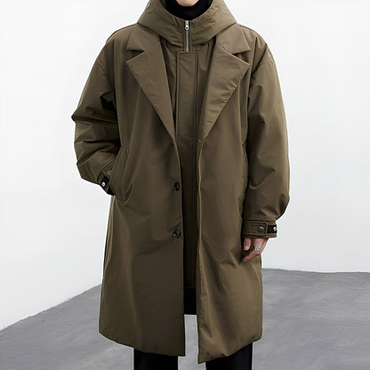 Jorvik – Long Versatile Men’s Hooded Trench Coat