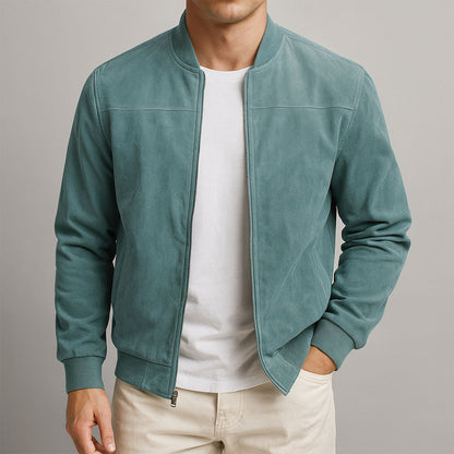 Vori - Veste en cuir suédé urbaine