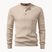 Grayson – Pull côtelé à col tunisien pour homme