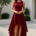 Women Sleeveless Asymmetric Hem Fitted Bodice Midi Dress
