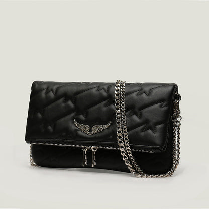 Valerune - Wing Emblem Crossbody Taske