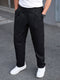Men's Pleated Tailored Trousers with Deep Side Pockets