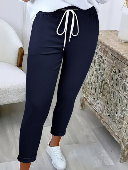 Women Drawstring Trousers - Image 13