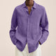 Renaro – Mens Linen Shirt Long Sleeve Slim Fit