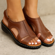Women's Leather Orthopedic Sandals Arch Support - Image 4