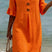 Contrina - Cotton Linen Summer Dress