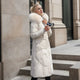 Kathrion – Women’s Long Quilted Down Coat with Collar