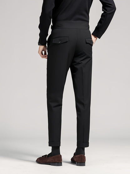 Mens Pleated Dress Pants - Image 5