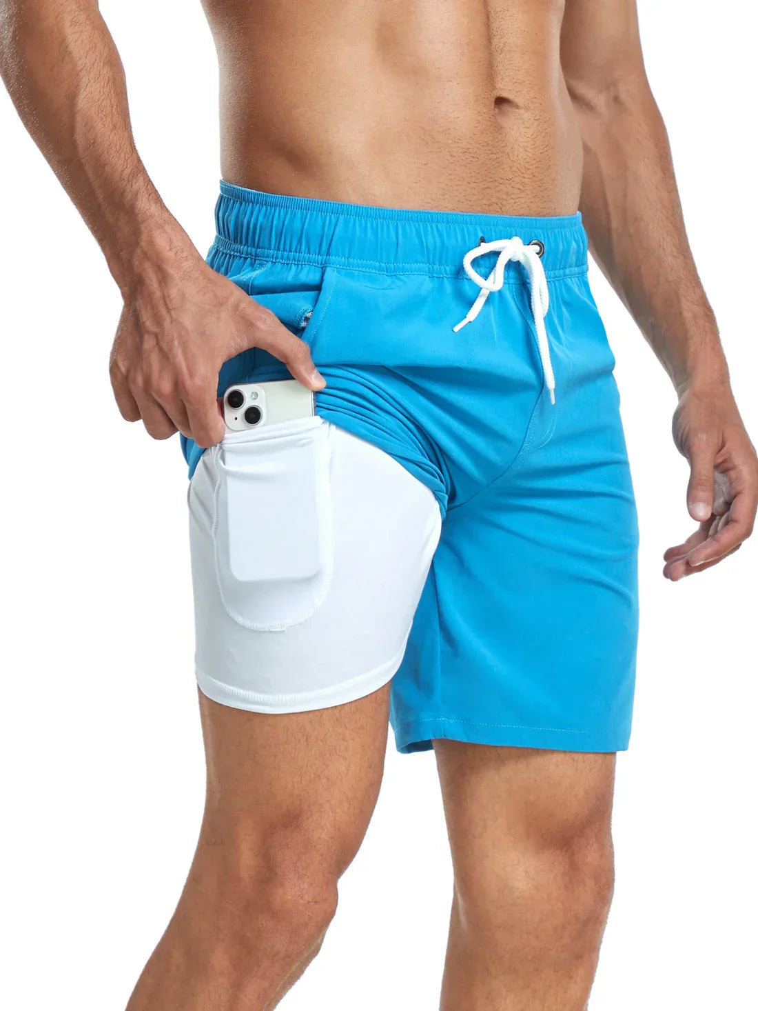 Dolcero – Short de bain sportif à séchage rapide pour homme