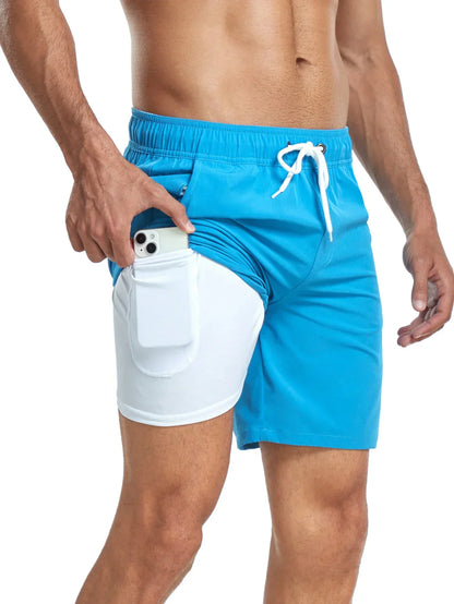 Dolcero – Short de bain sportif à séchage rapide pour homme