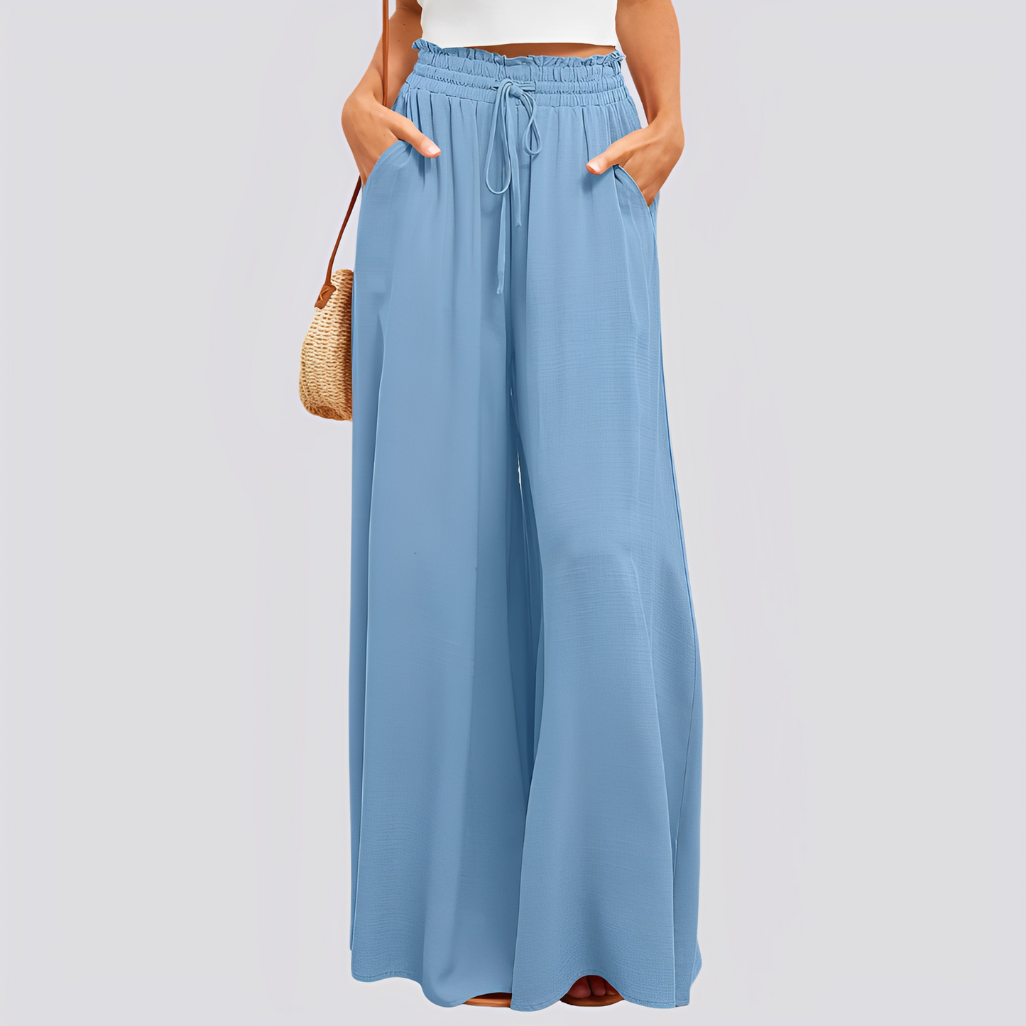 Ulmira - Relaxed Fit Wide Leg Pants for Women