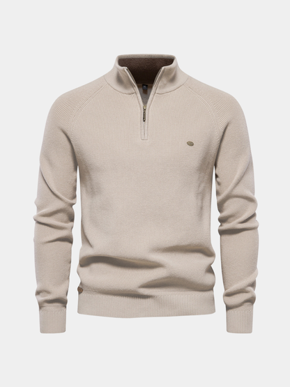 Veylor – Pull demi-fermeture éclair de luxe pour homme