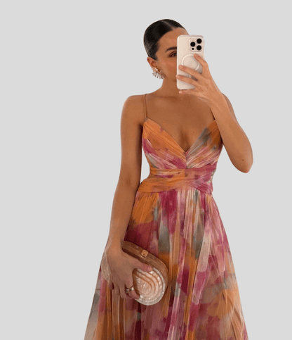 Carola - Charming Floral Maxi Dress - Image 2