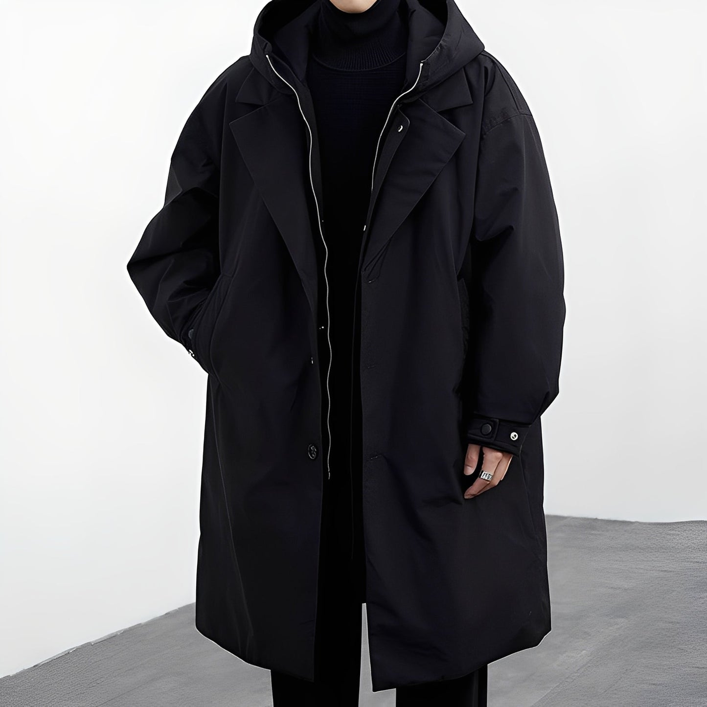 Jorvik – Long Versatile Men’s Hooded Trench Coat