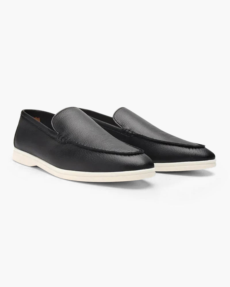Valerion - Herre Vintage Ko Læder Loafer