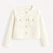 Karen – Women Short Jacket With Gold Buttons