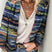 Clara – Women’s Colorful Striped Knit Cardigan
