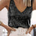 Shane - V-hals palietbluse