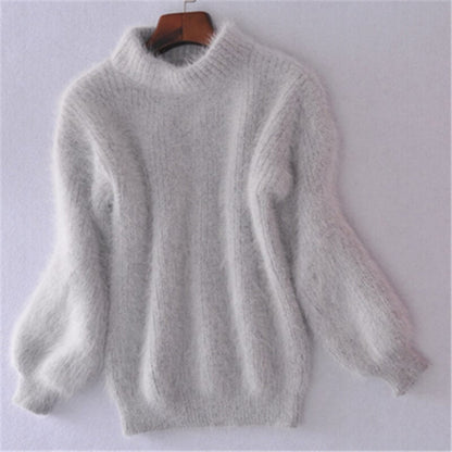 Sofia - Women's Modern Relaxed-Knit Wool Sweater
