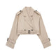 Irelia – Cropped Trenchcoat Jacket