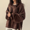 Maevin – Women’s Oversized Sweater with Puff Sleeves