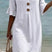Contrina - Cotton Linen Summer Dress