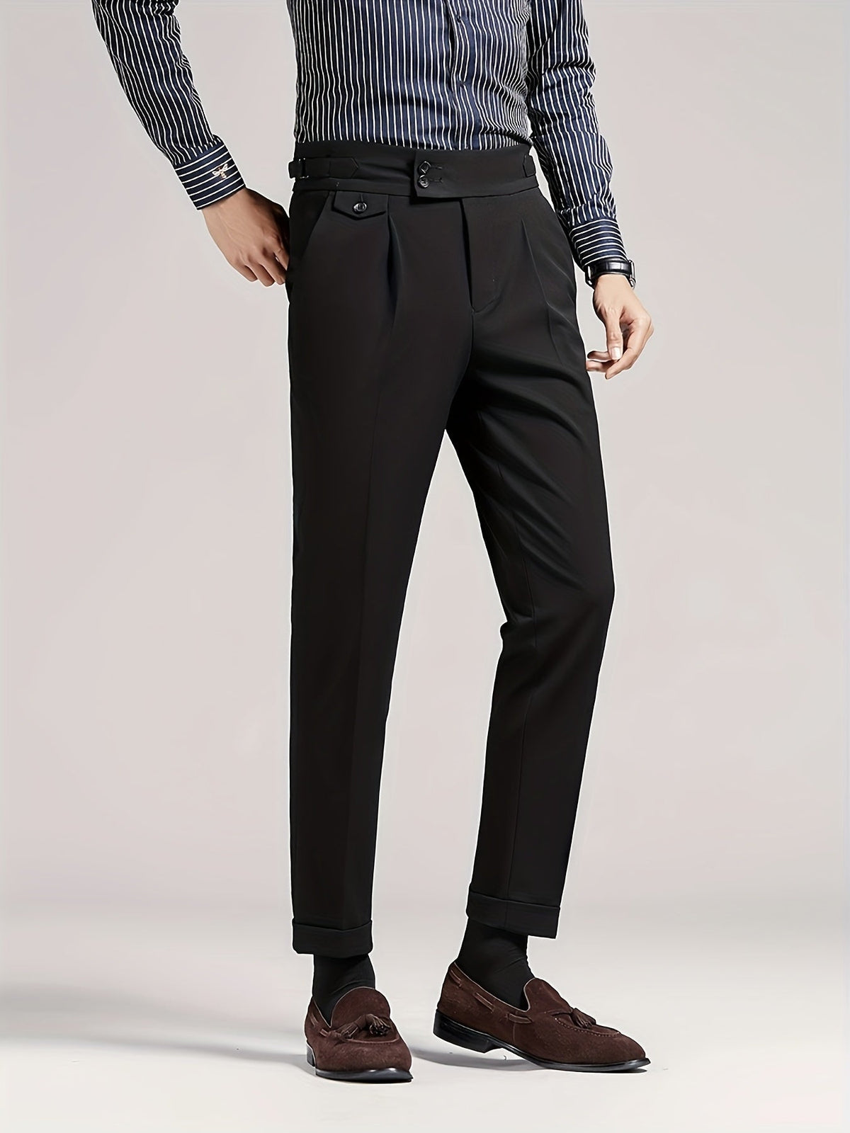 Men's Pleated Dress Pants - Image 4