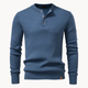 Grayson – Men’s Ribbed Henley Sweater