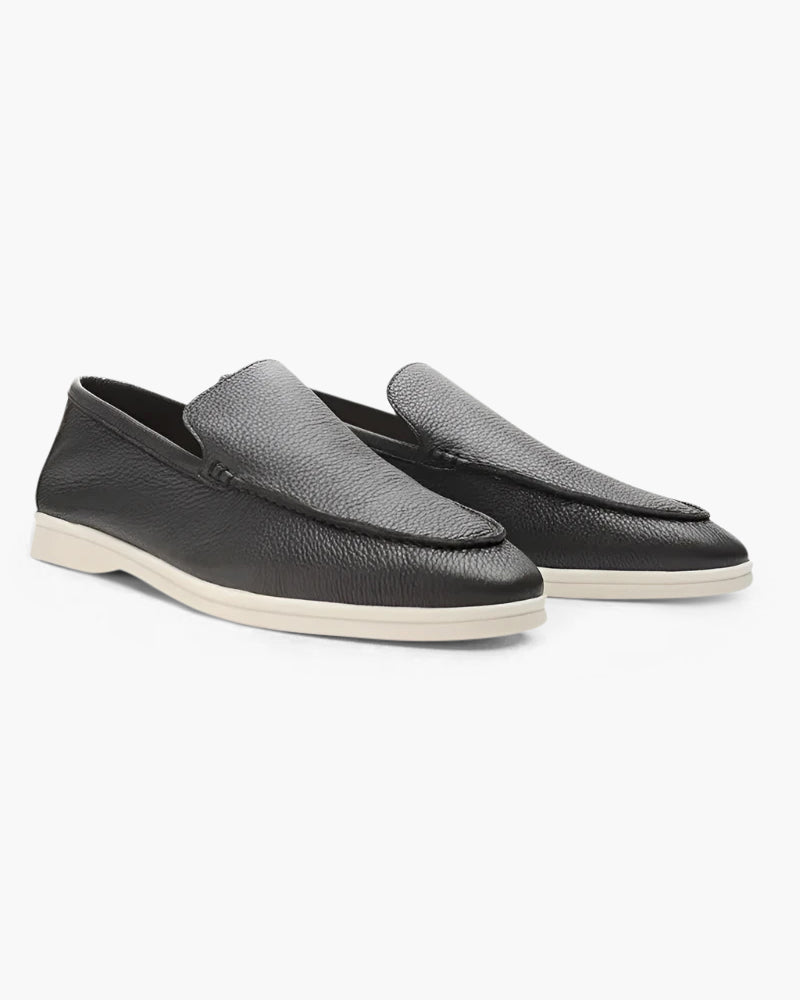 Valerion - Herre Vintage Ko Læder Loafer