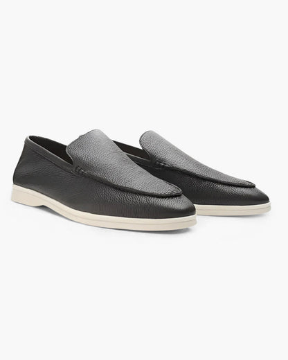 Valerion - Herre Vintage Ko Læder Loafer