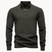 Rowan – Pull pour homme en coton à fermeture éclair courte
