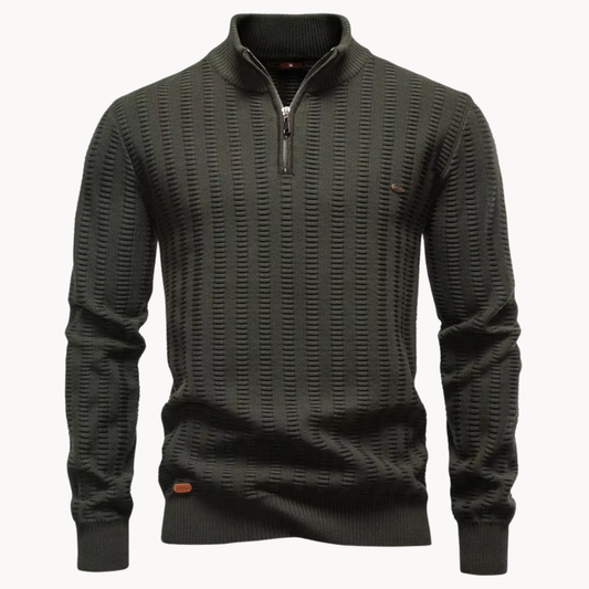 Rowan – Men’s Cotton Quarter Zip Jumper