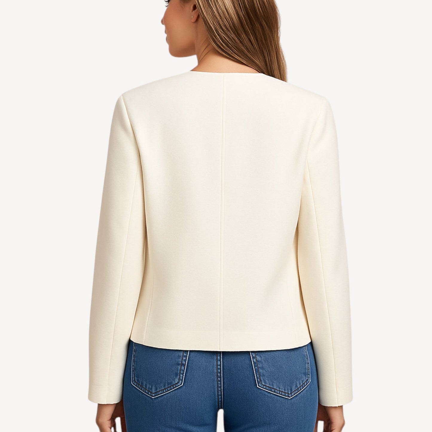 Karen – Women Short Jacket With Gold Buttons
