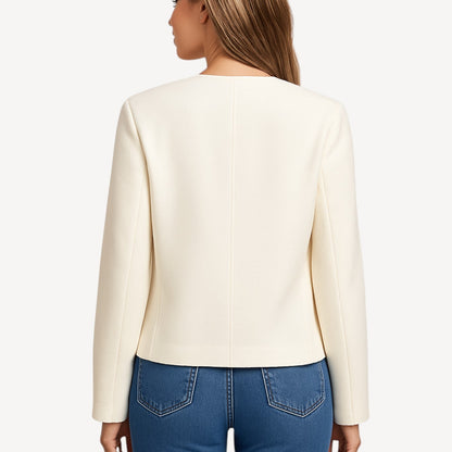 Karen – Women Short Jacket With Gold Buttons