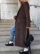 Suzel – Classic Women’s Double Breasted Coat with Belt