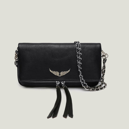 Valerune - Wing Emblem Crossbody Taske