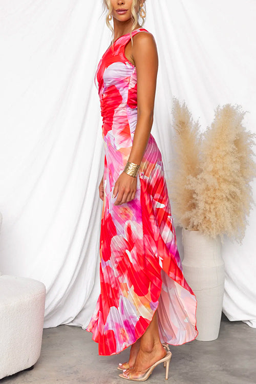 Kelly - Pleated Maxi Dress