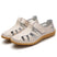 Women White Strappy Flat Sandals Arch Support Non-Slip - Image 2