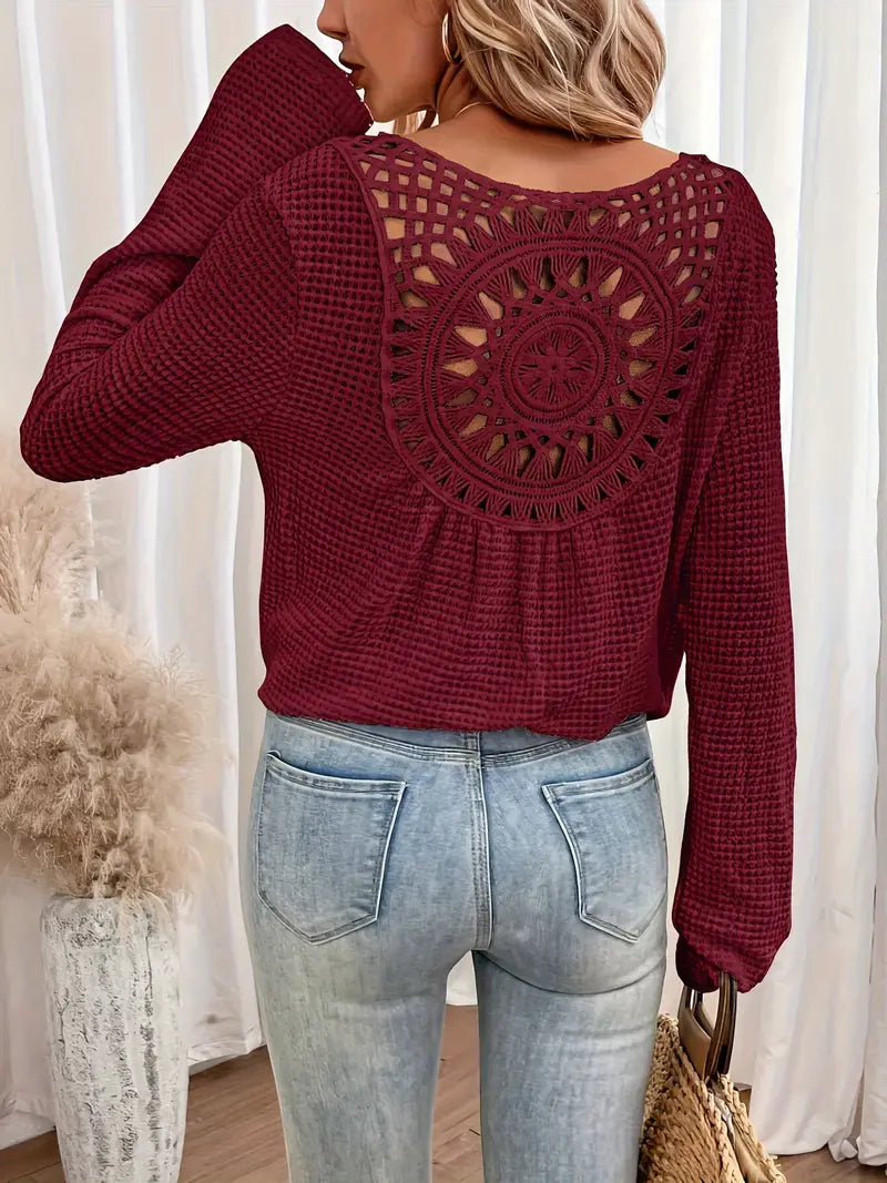 Ellara - Womens V Neck Jumper