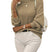 Mirelise – Women’s Textured Knit Turtleneck Jumper