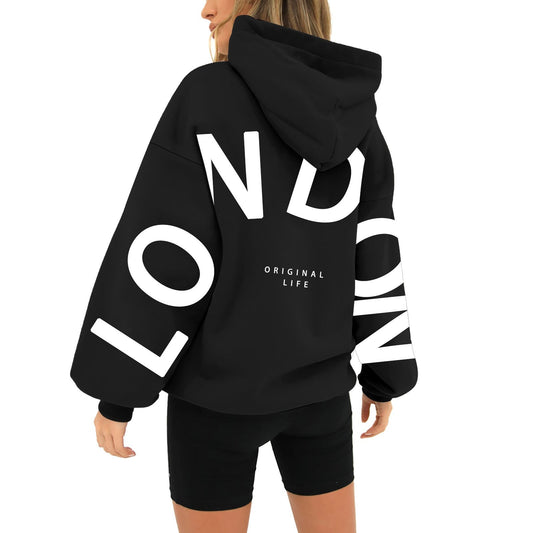 Novira - London Print Hoodie
