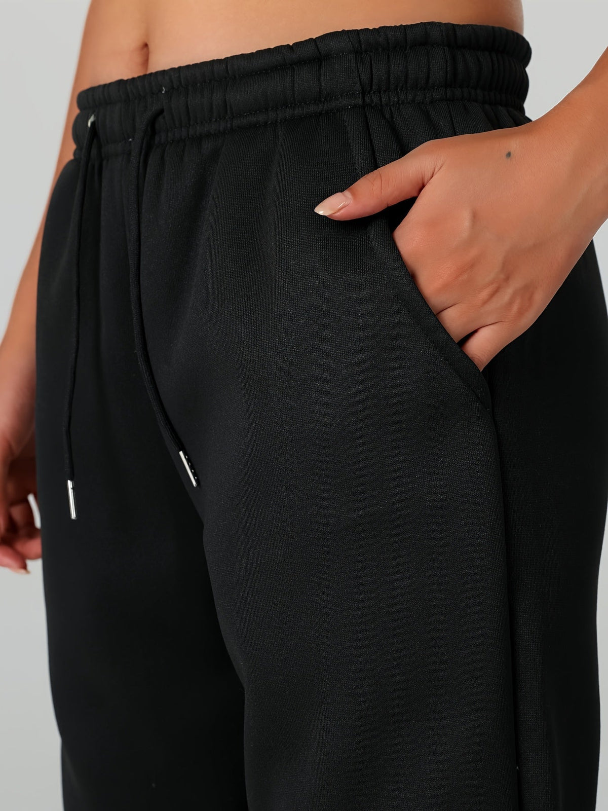 Women's Fleece Lined Cuffed Joggers - Image 6