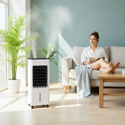 3-in-1 Portable Evaporative Air Cooler Desk Fan Humidifier - Image 3