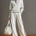 Alessandra – Womens Half Zip Sweatshirt And Wide Leg Trousers Set