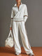 Alessandra – Womens Half Zip Sweatshirt And Wide Leg Trousers Set
