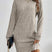 Women Ribbed Knit Sweater Dress