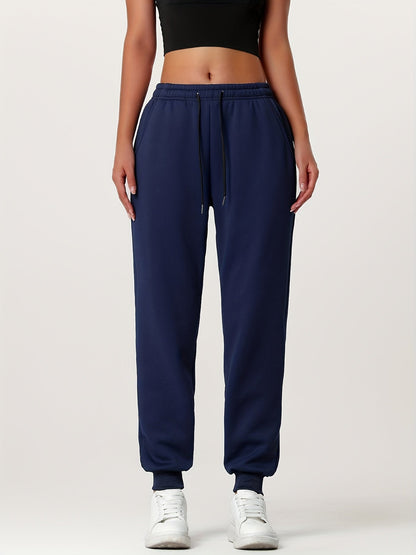 Women's Fleece Lined Cuffed Joggers - Image 14