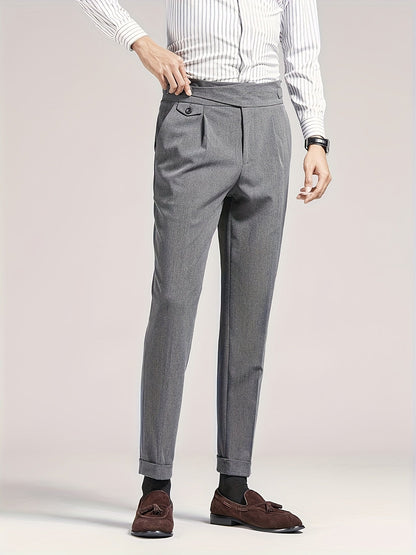 Mens Pleated Dress Pants - Image 9