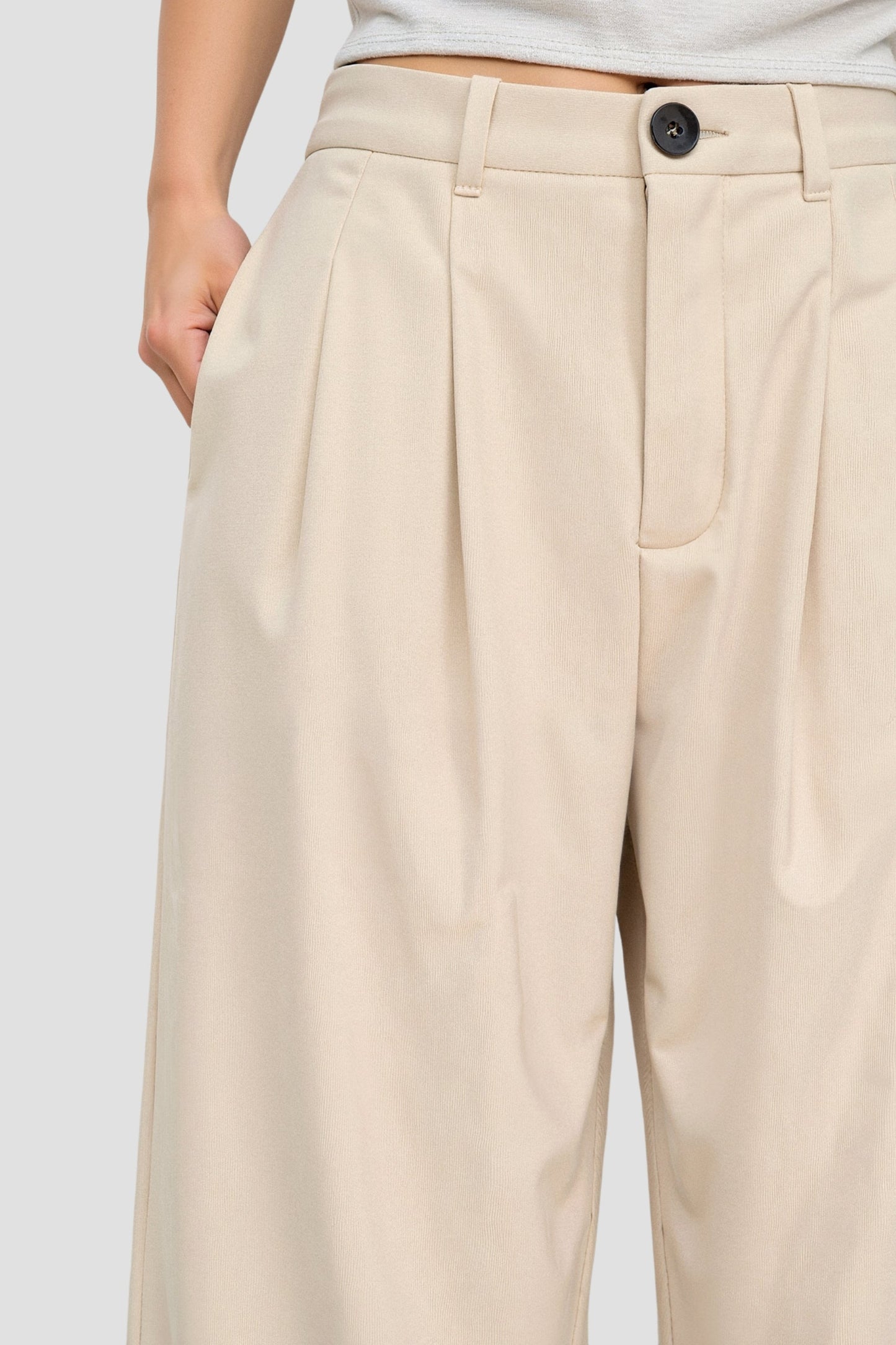 Avelisse - Pantalones plisados elegantes para mujer