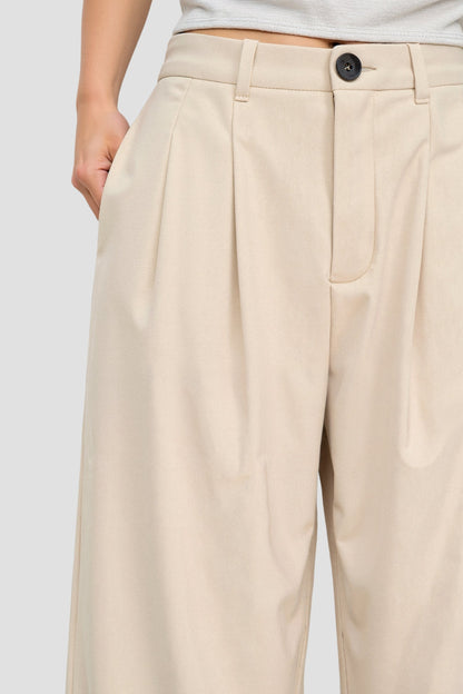 Avelisse - Pantalones plisados elegantes para mujer